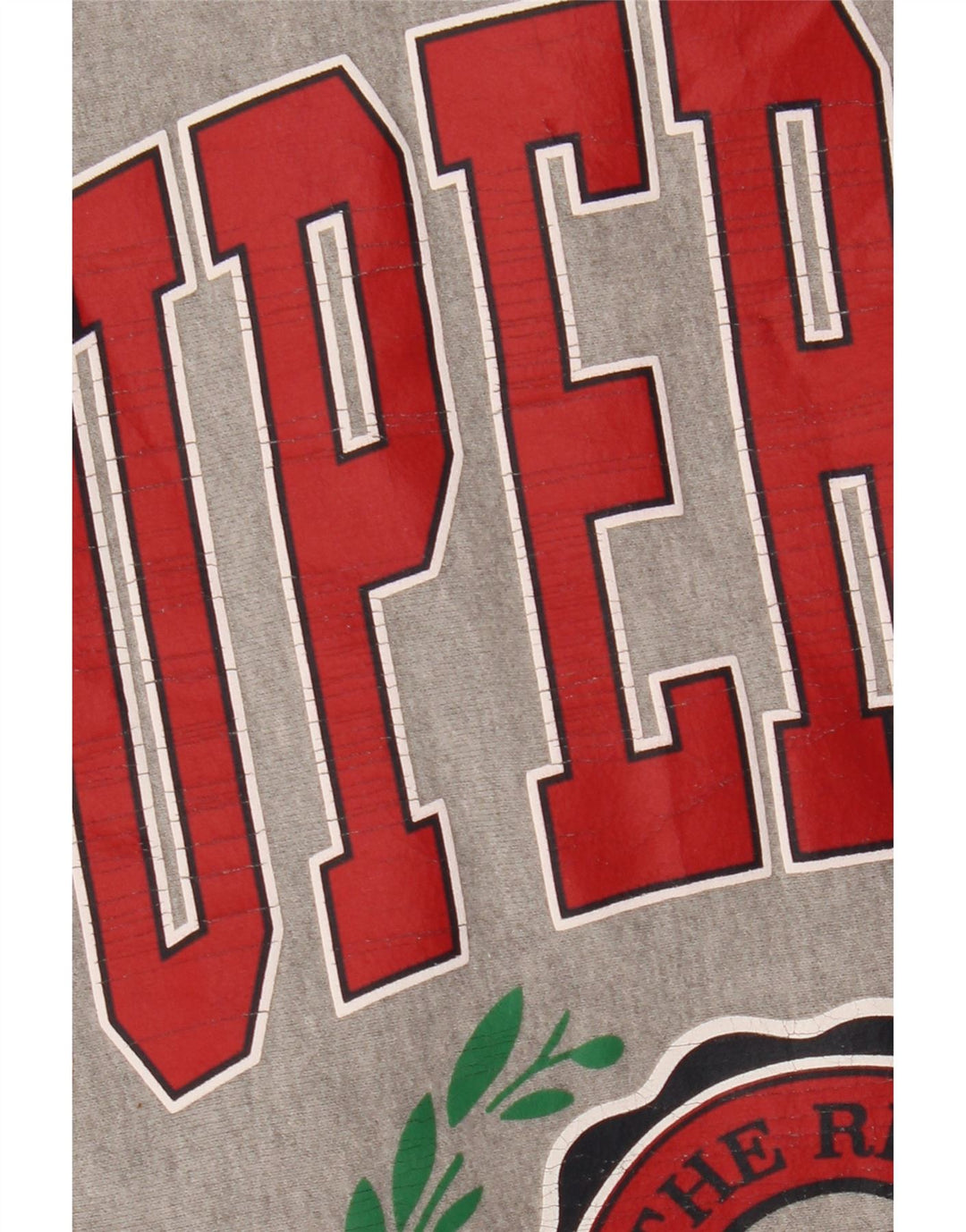 Женский свитер SUPERDRY с рисунком, Великобритания, 8, маленький, серый, с цветными блоками