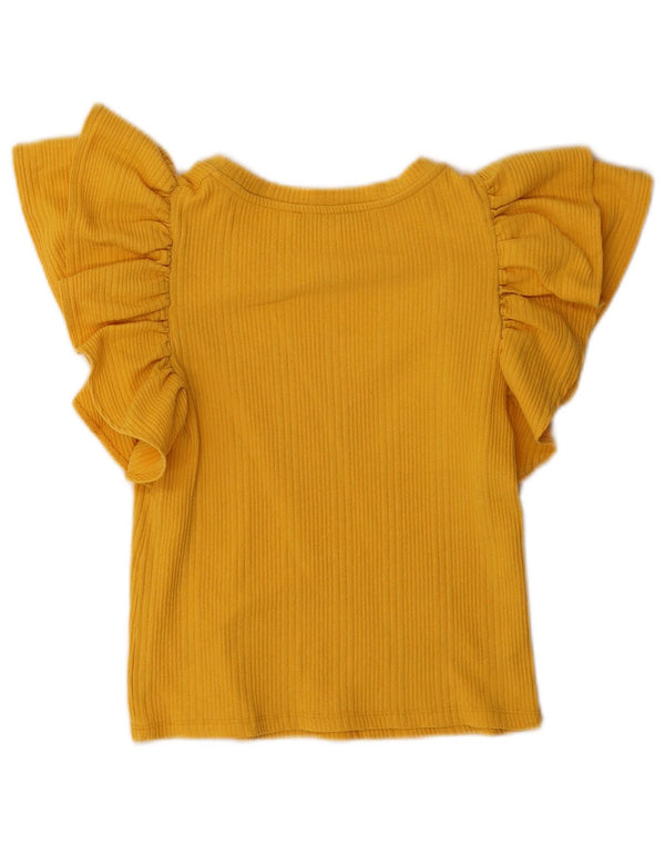 Женская блузка Zara Top UK 10, маленькая, желтая