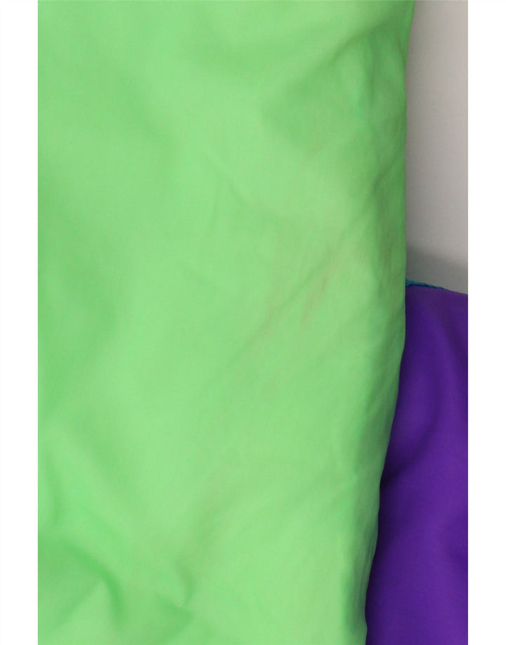 Мужская лыжная куртка Brugi UK 40, большая фиолетовая, нейлон с цветными блоками