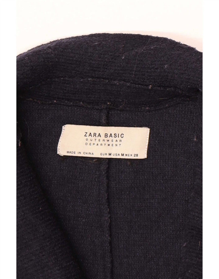 Zara Женское пальто UK 14 Medium Navy Blue