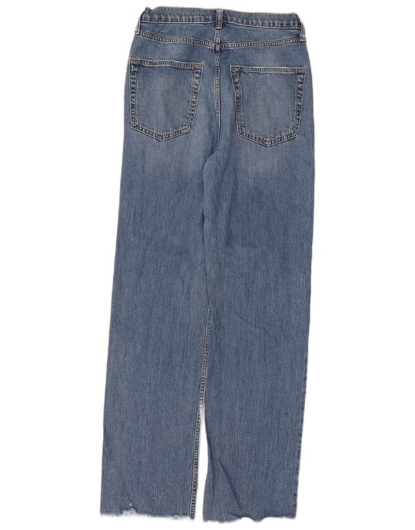 Женские свободные джинсы с высокой талией Gap W27 L31, синий хлопок