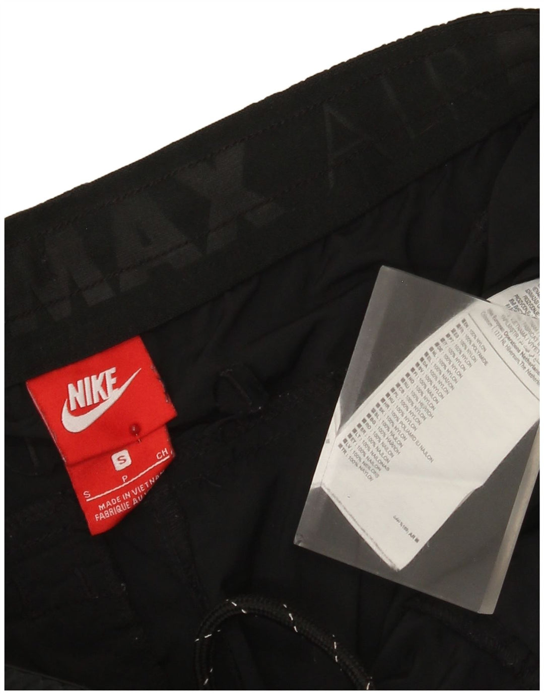 Мужские шорты-карго Nike Small W29, черный нейлон