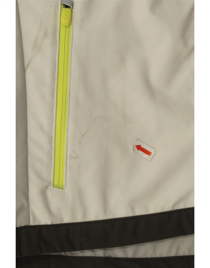 Женский спортивный костюм Jack Wolfskin, верхняя куртка UK 10, маленький серый цвет с цветными блоками