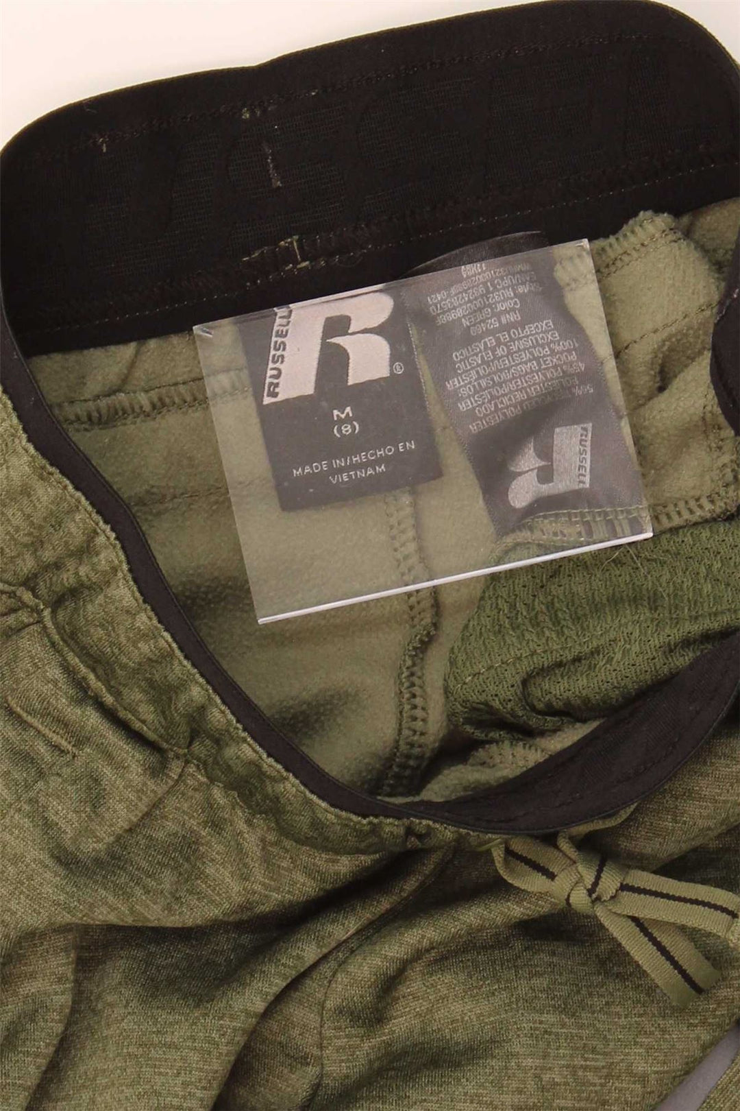 RUSSELL ATHLETIC Boys Tracksuit Trousers Joggers 7-8 Years Medium Khaki