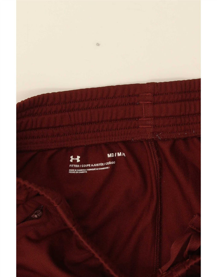 Мужские приталенные спортивные брюки Under Armour, средний бордовый