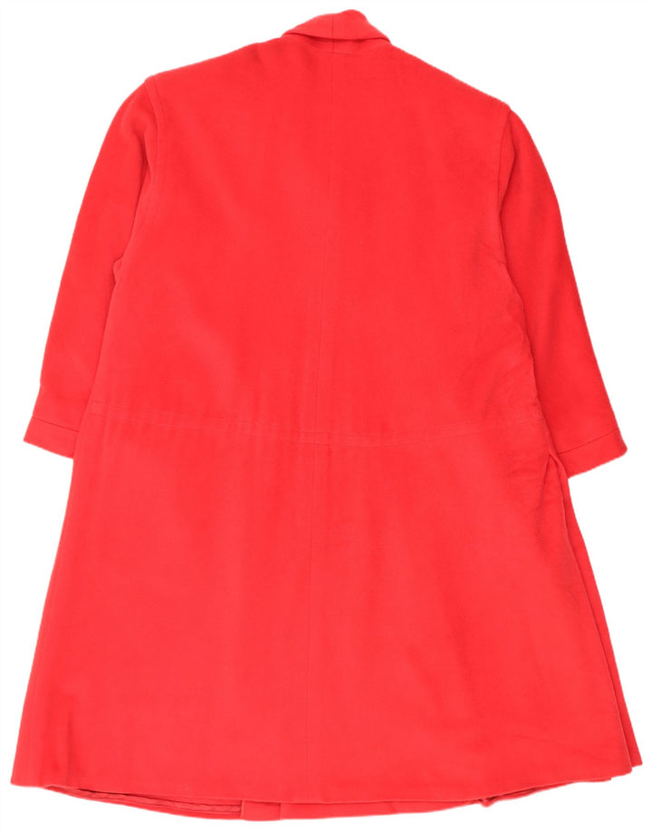 Gianfranco Ferre Женское пальто оверсайз IT 40 Small Red Wool