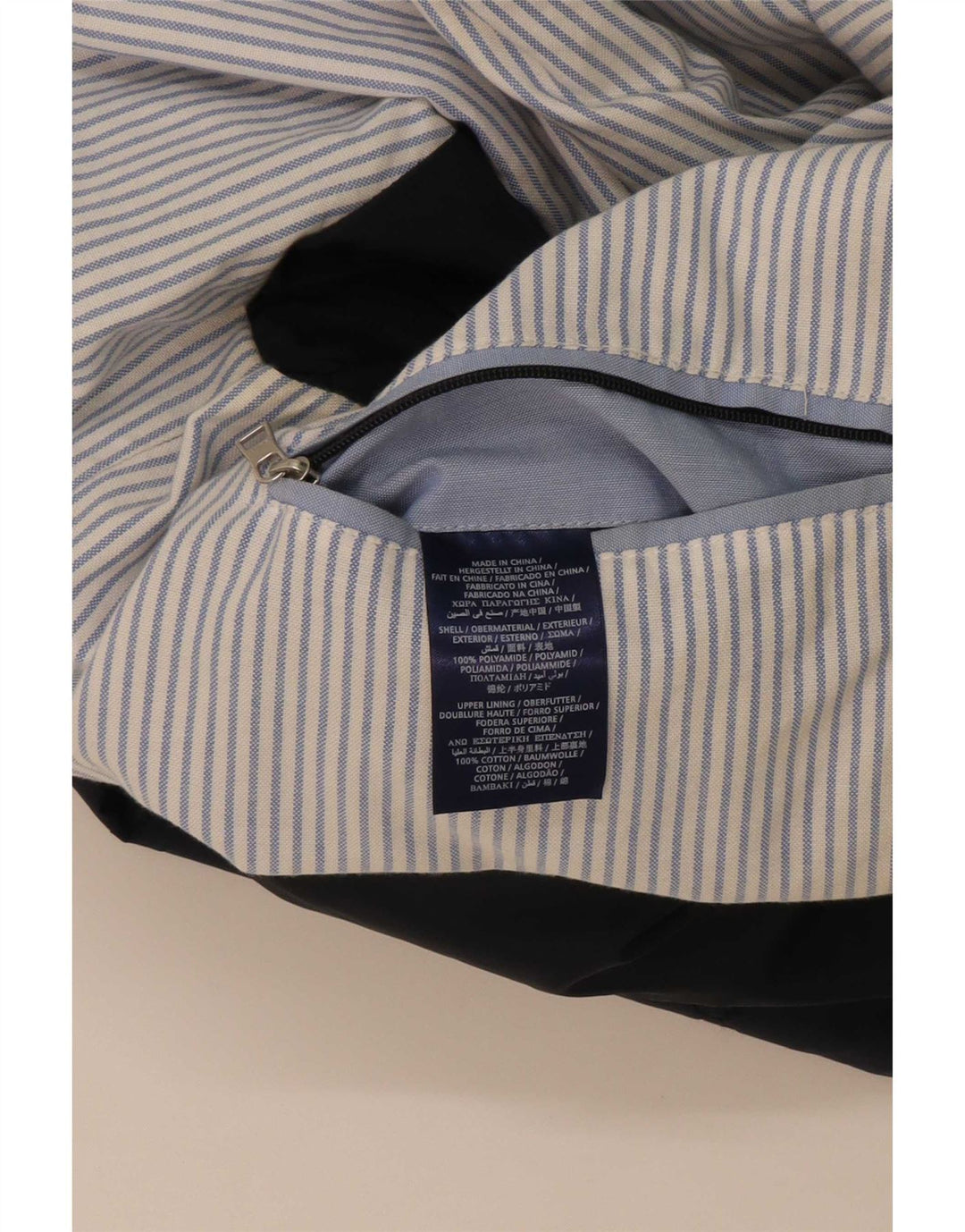 Мужская стеганая куртка Gant UK 42 XL темно-синяя из полиамида