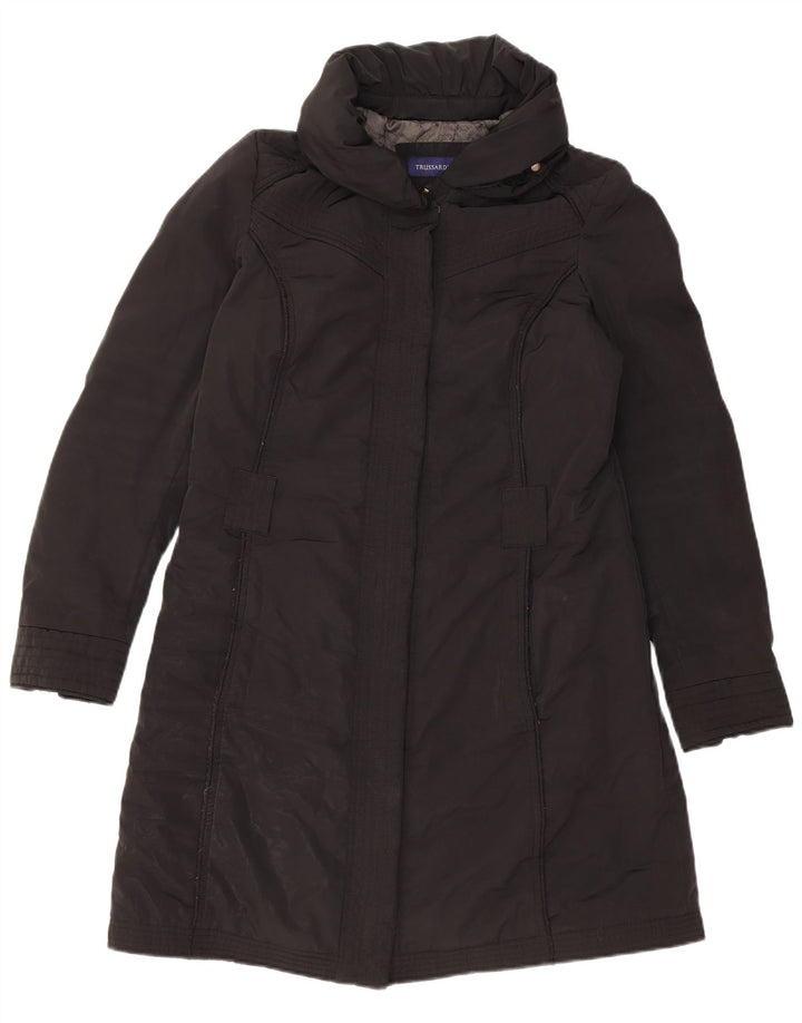 TRUSSARDI JEANS Женская ветровка IT 44 Средний Черный Полиэстер