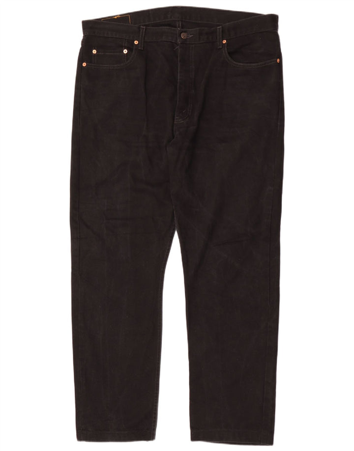 Мужские прямые джинсы Levi's 615 W40 L31, черный хлопок