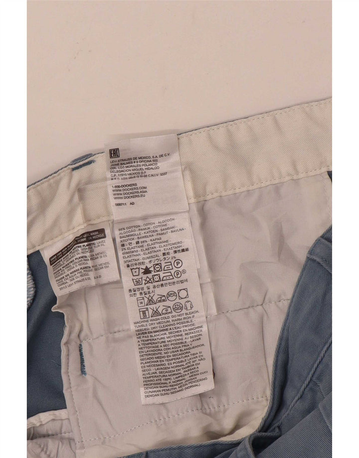 Мужские шорты-карго Dockers W34, большие синие, хлопок