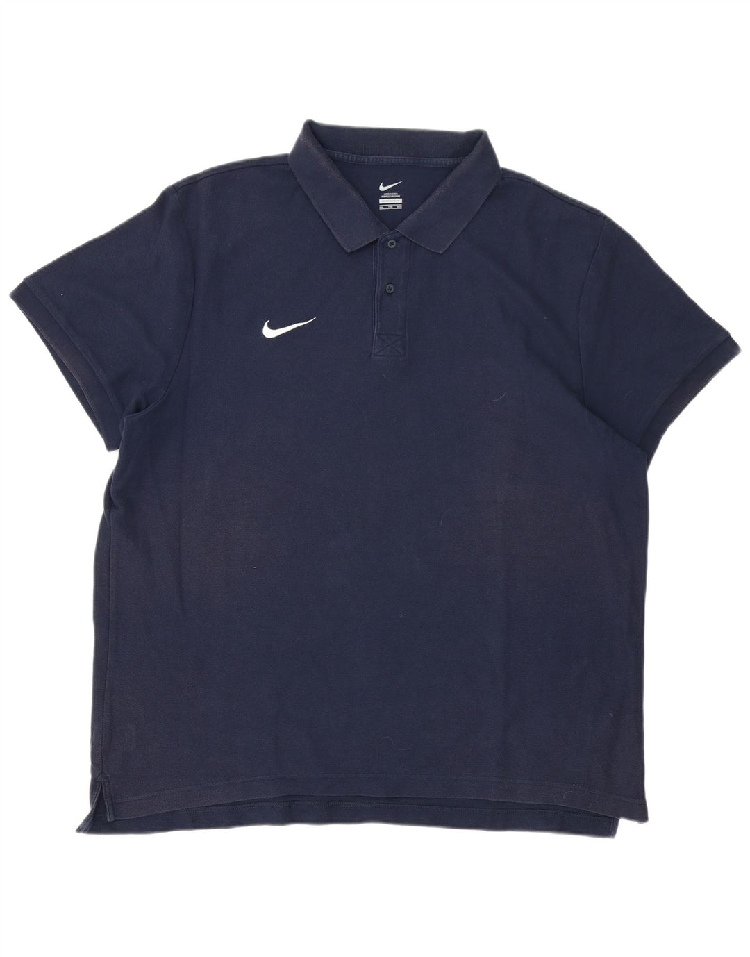 Мужская рубашка-поло Nike 2XL, темно-синяя, хлопок