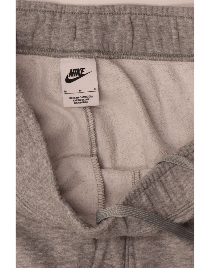 Мужские спортивные брюки карго с графическим рисунком NIKE, хлопок среднего серого цвета с цветными блоками