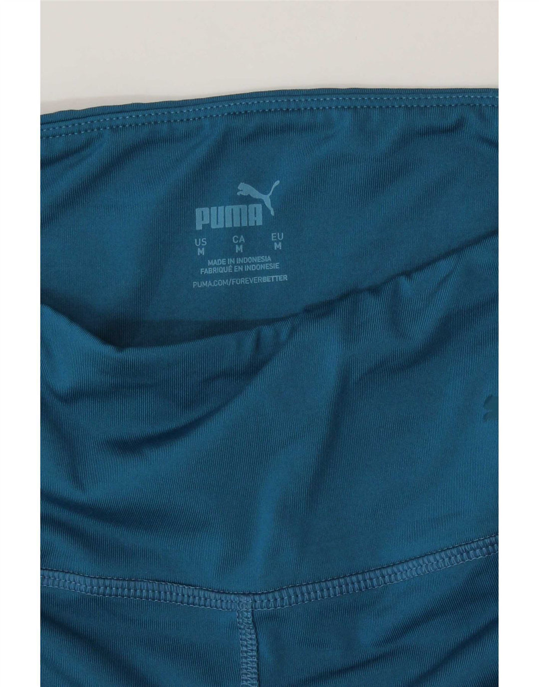 Женские леггинсы с рисунком Puma UK 12, средний синий, полиэстер с цветными блоками