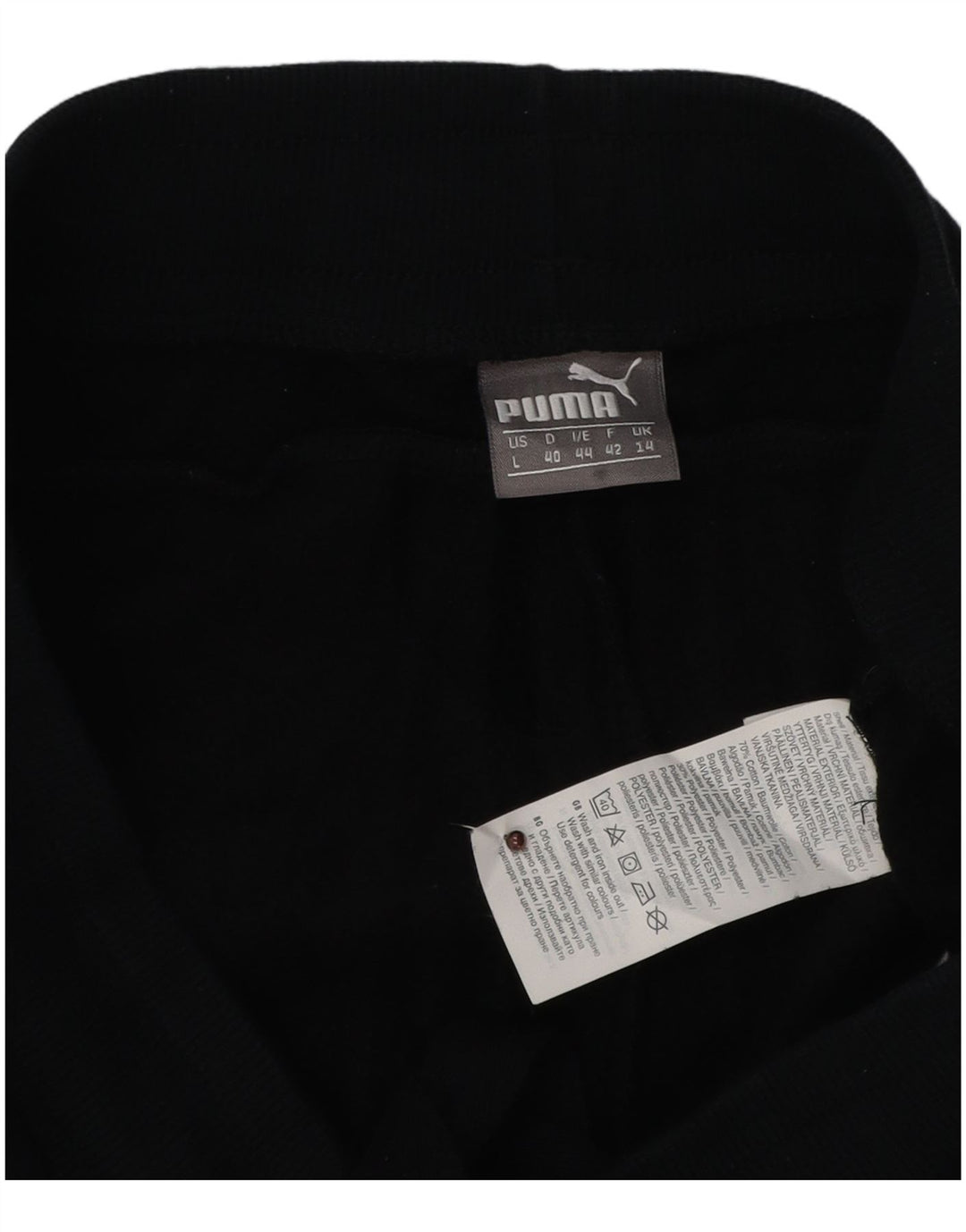 Женские спортивные брюки PUMA Joggers UK 14, большие темно-синие, хлопок