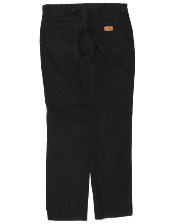 Мужские прямые джинсы Wrangler Texas W36 L34, черный хлопок