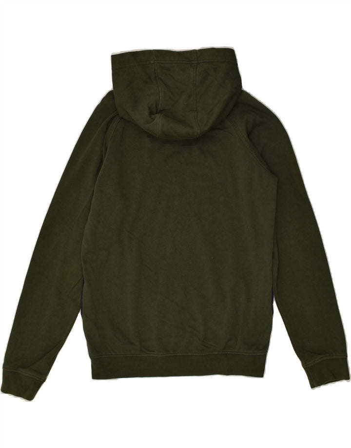 HENRI LLOYD Boys Graphic Hoodie Jumper 14-15 Years Khaki Cotton | Vintage Henri Lloyd | Thrift | Second-Hand Henri Lloyd | Used Clothing | Messina Hembry 