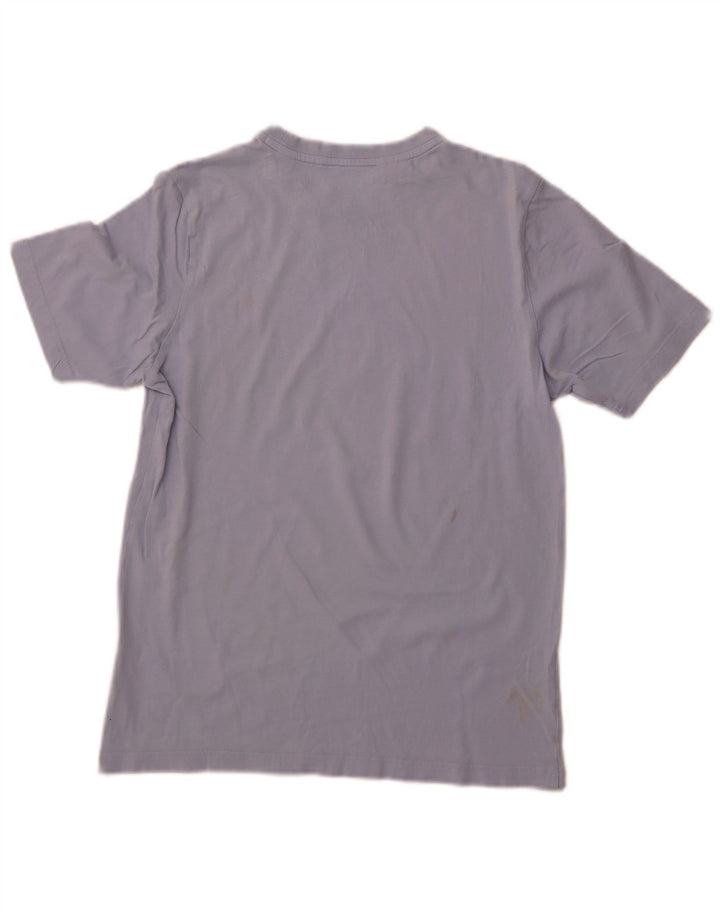 Футболка ADIDAS с рисунком для девочек, топ 13-14 лет, синий хлопок