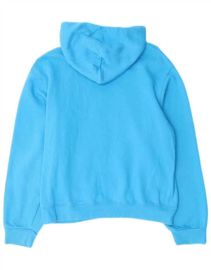 Женский джемпер с капюшоном Sergio Tacchini UK 14, средний синий хлопок