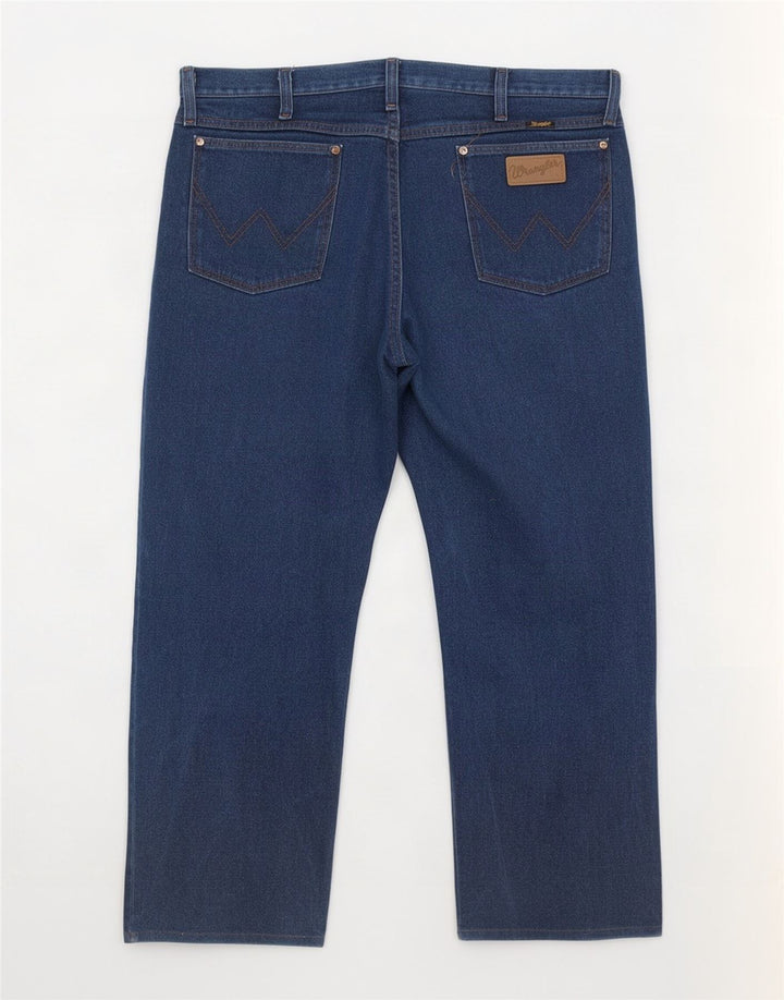 Мужские прямые джинсы Wrangler W38 L26 темно-синие, хлопок