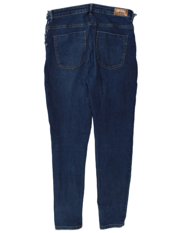 Женские джинсы скинни Zara EU 42, большие W32 L28, синие, хлопок