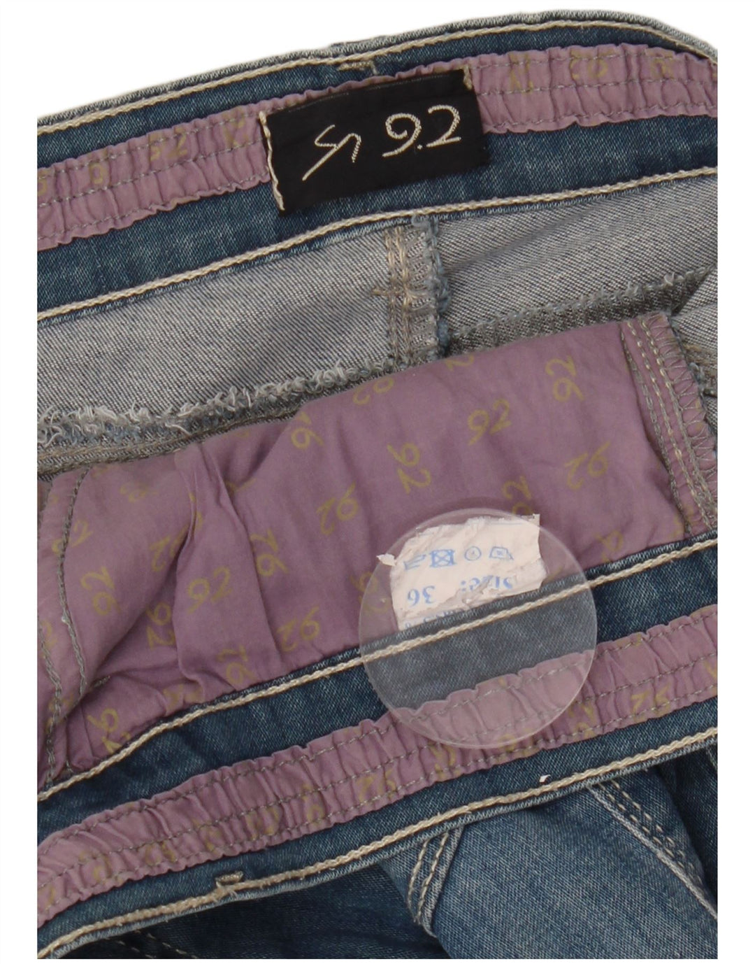 Мужские зауженные джинсы 9.2 BY CARLO CHIONNA W36 L30 синие