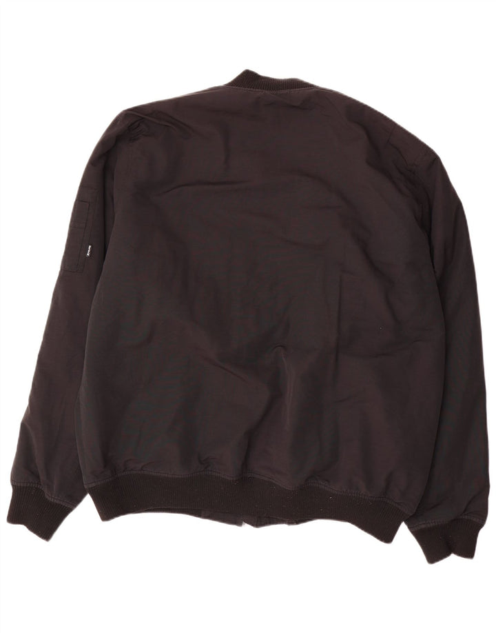 Мужская куртка-бомбер HURLEY UK 44 2XL, черный нейлон