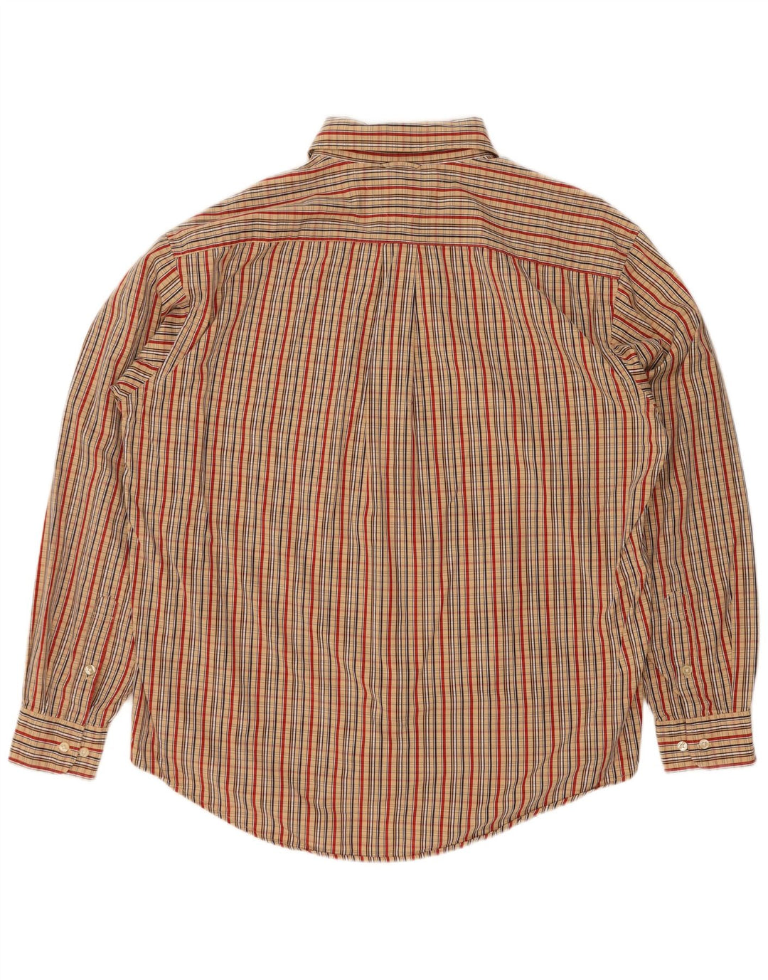 Мужская рубашка Tommy Hilfiger XL, бежевая клетка, хлопок