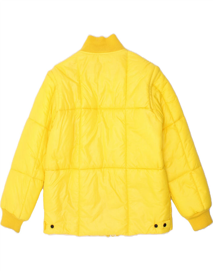 SPITFIRE Mens Padded Jacket UK 36 Small Yellow Nylon Vintage Spitfire and Second-Hand Spitfire from Messina Hembry 
