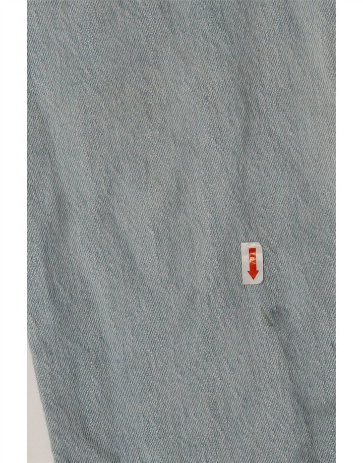 Мужские прямые джинсы LEVI'S 501 W28 L32 синие, хлопок