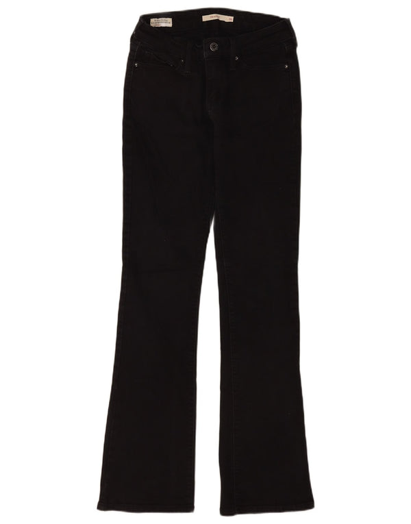 Женские джинсы Levi's 715 Bootcut W26 L32, черный хлопок