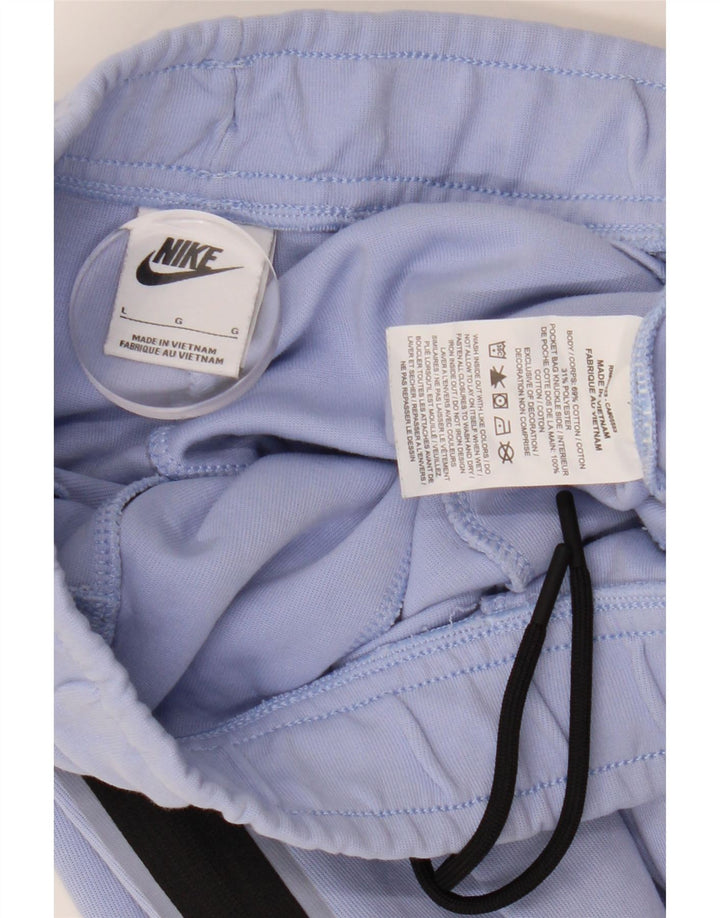 Женские спортивные брюки NIKE Joggers UK 14, большой размер, синий хлопок