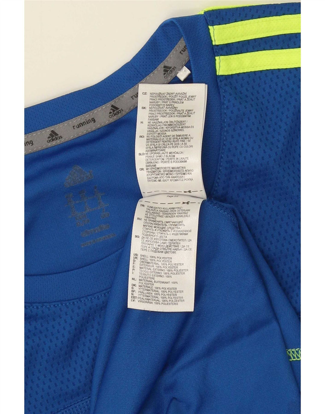 Мужской топ Adidas с длинным рукавом XL, синий полиэстер