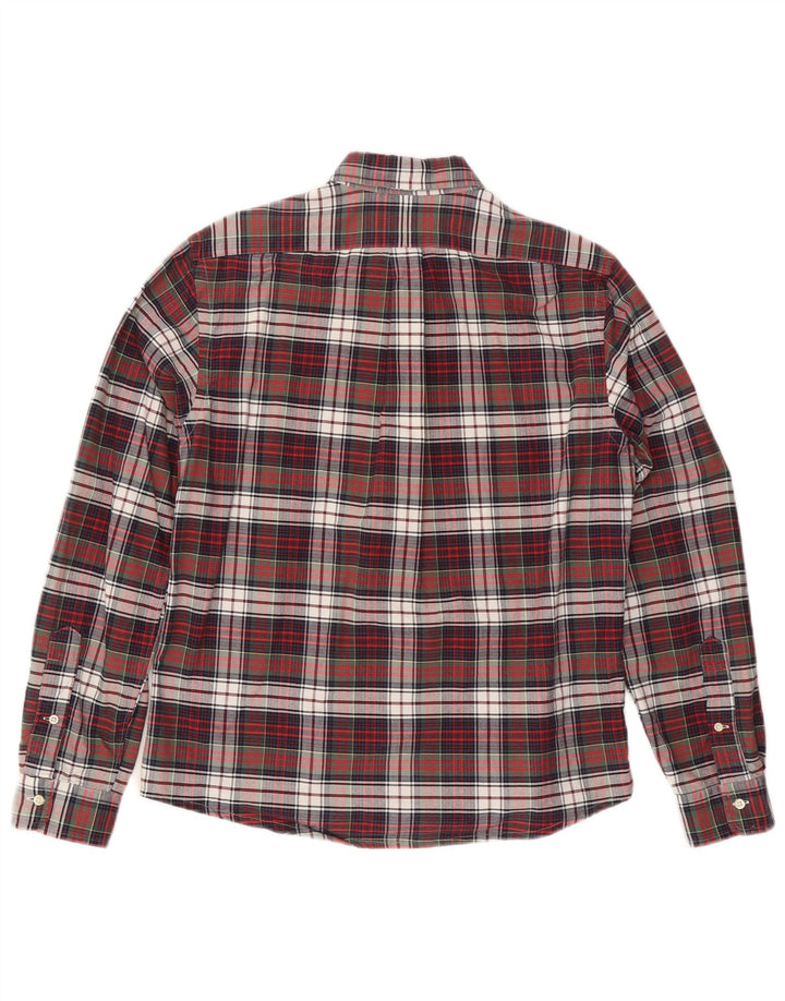 Мужская фланелевая рубашка RALPH LAUREN, средний размер, разноцветная клетка, хлопок