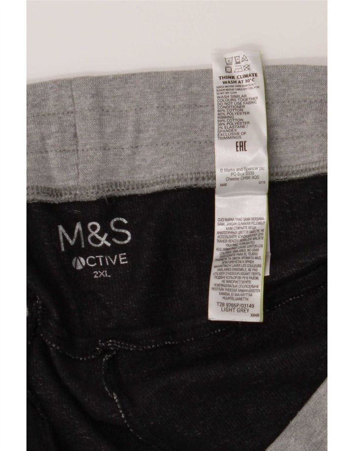 Мужские спортивные шорты Marks & Spencer 2XL серые, хлопок