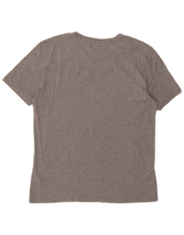 Мужская футболка с рисунком Tommy Hilfiger 2XL, серый хлопок