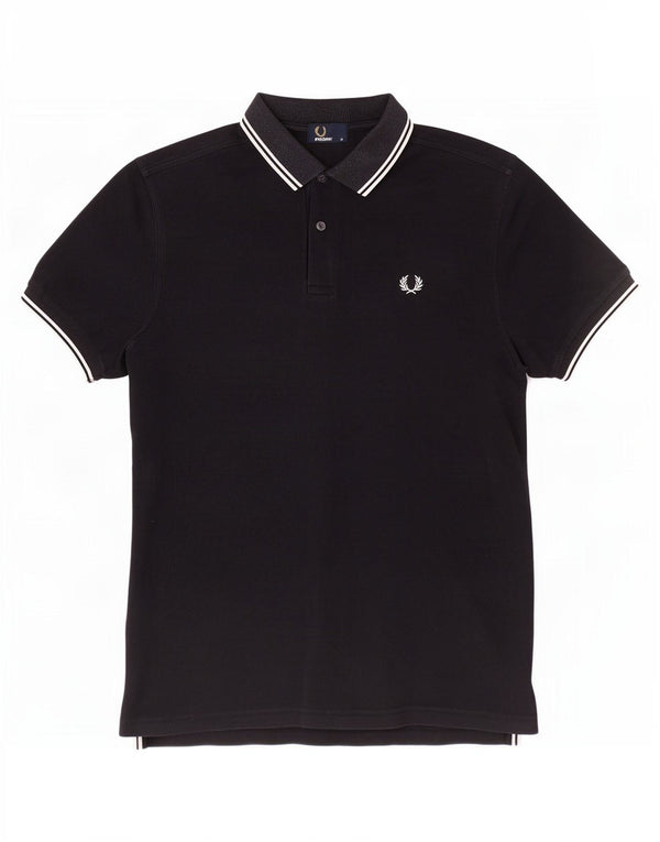 Мужская рубашка поло Fred Perry, средний черный хлопок