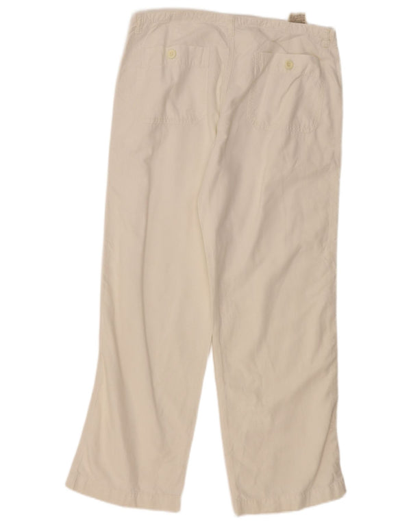 Мужские прямые повседневные брюки Sisley IT 50 Large W34 L28, белый хлопок