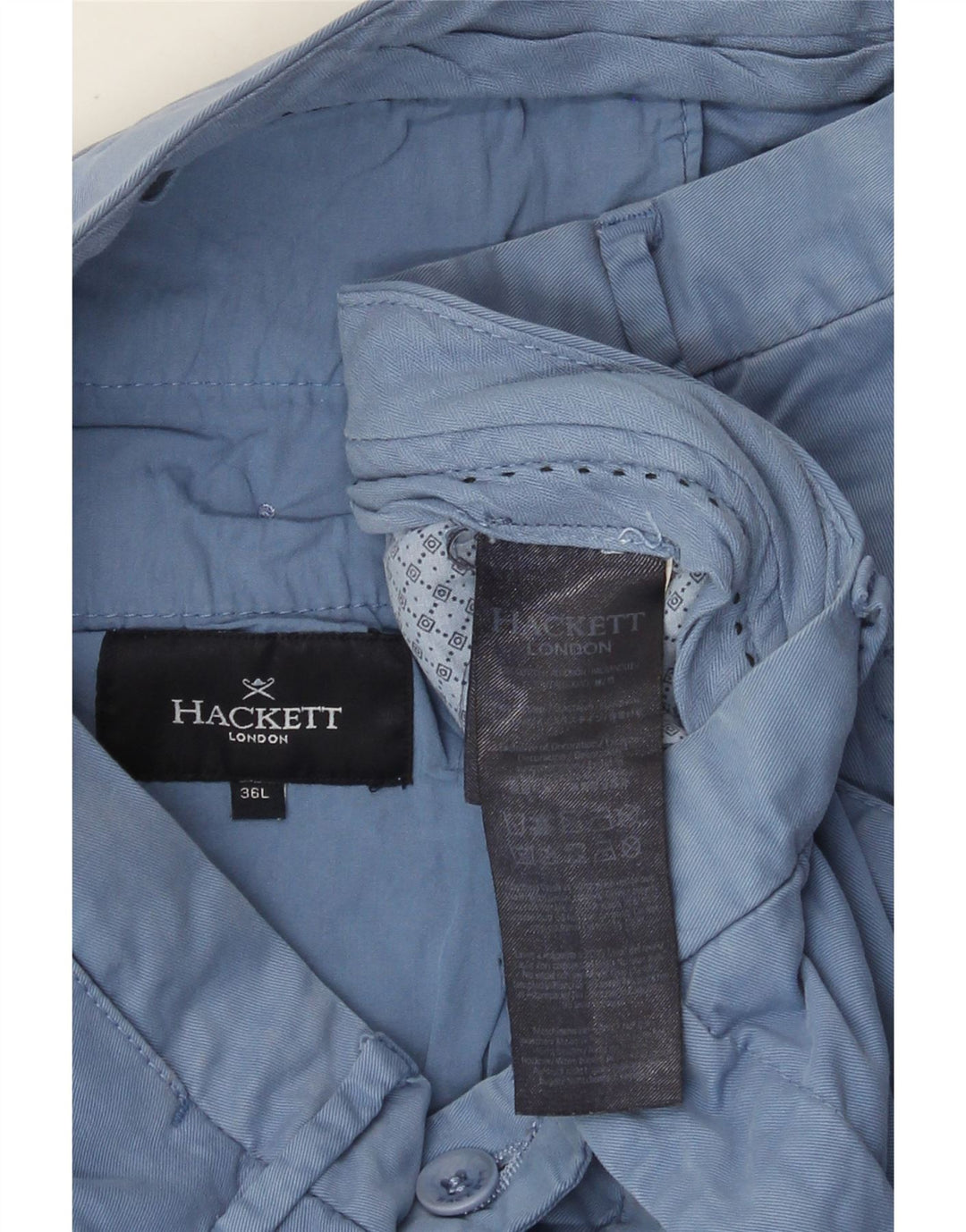 Мужские брюки-чиносы Hackett W36 L33 синие, хлопок