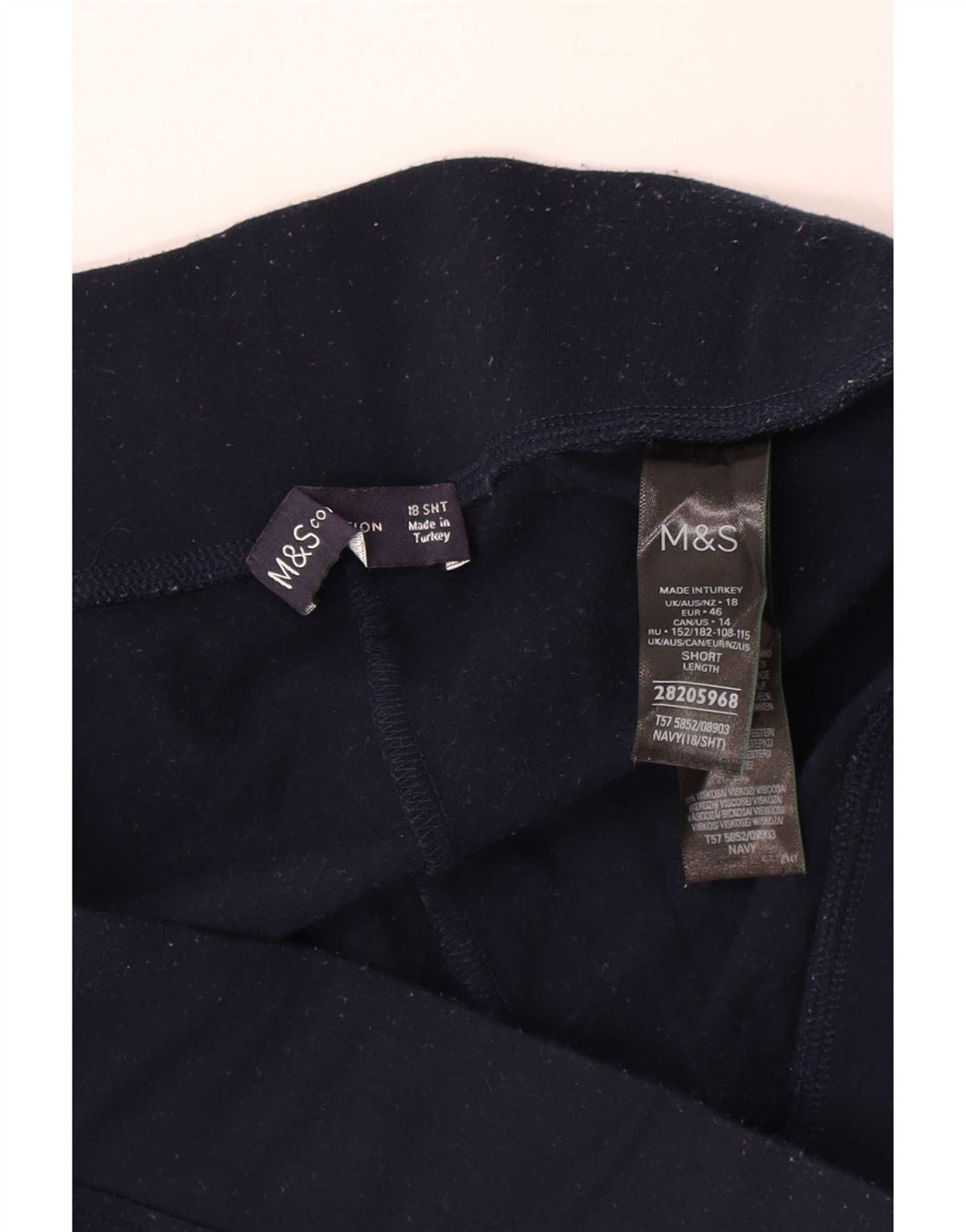 Женские леггинсы Marks & Spencer UK 18 XL, темно-синий полиэстер