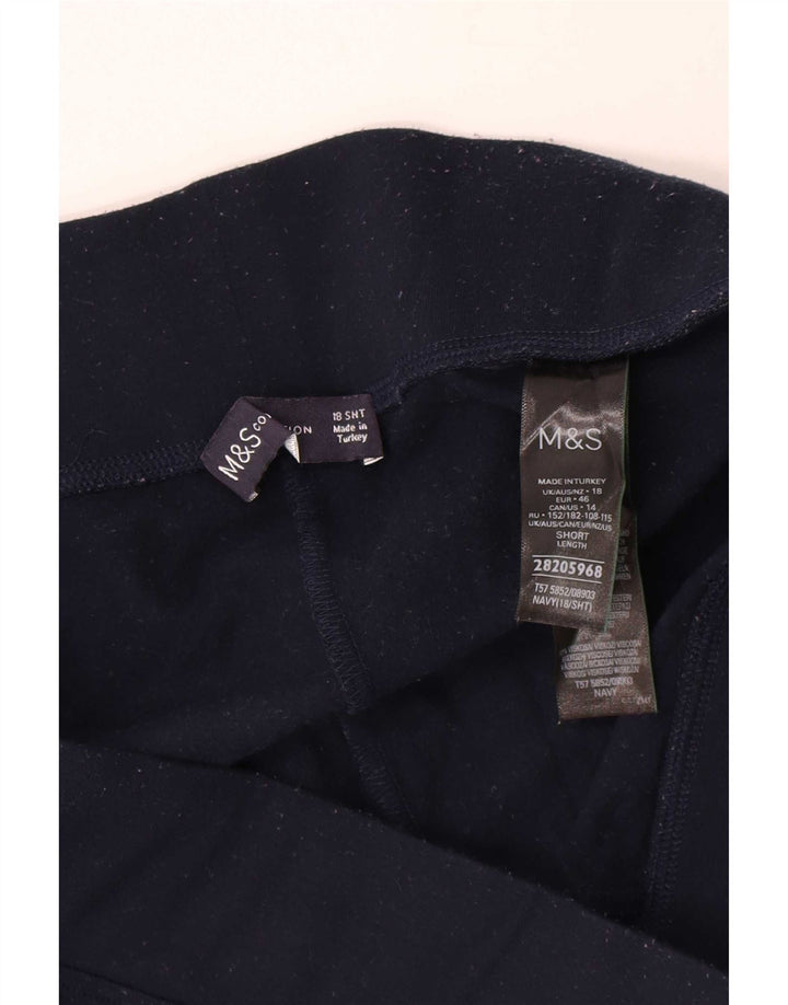 Женские леггинсы Marks & Spencer UK 18 XL, темно-синий полиэстер