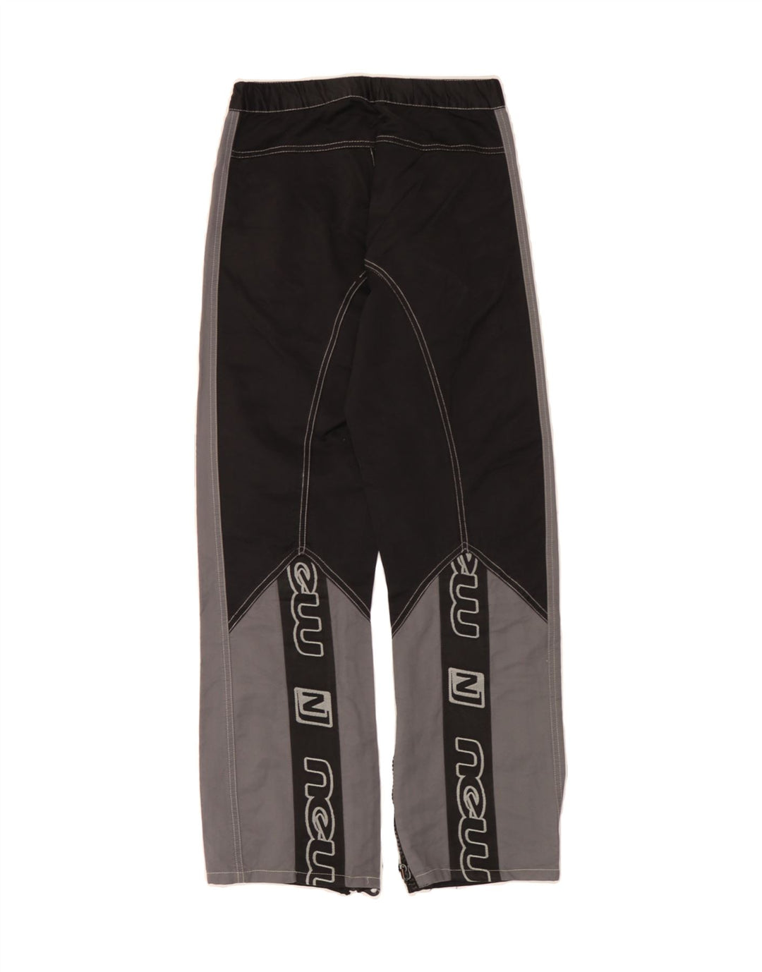 VINTAGE Womens Straight Riding Trousers IT 42 Medium W26 L30 Black Vintage Vintage and Second-Hand Vintage from Messina Hembry 