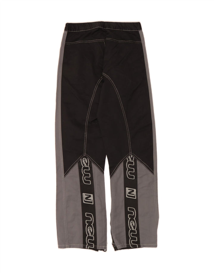 VINTAGE Womens Straight Riding Trousers IT 42 Medium W26 L30 Black Vintage Vintage and Second-Hand Vintage from Messina Hembry 