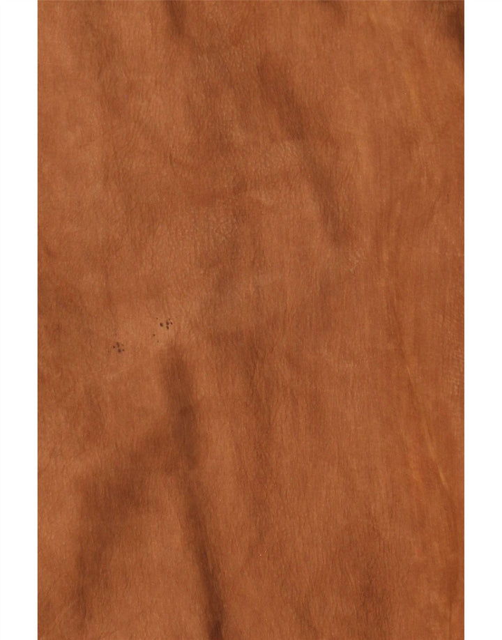 Мужское кожаное пальто VINTAGE UK 42 XL Коричневое