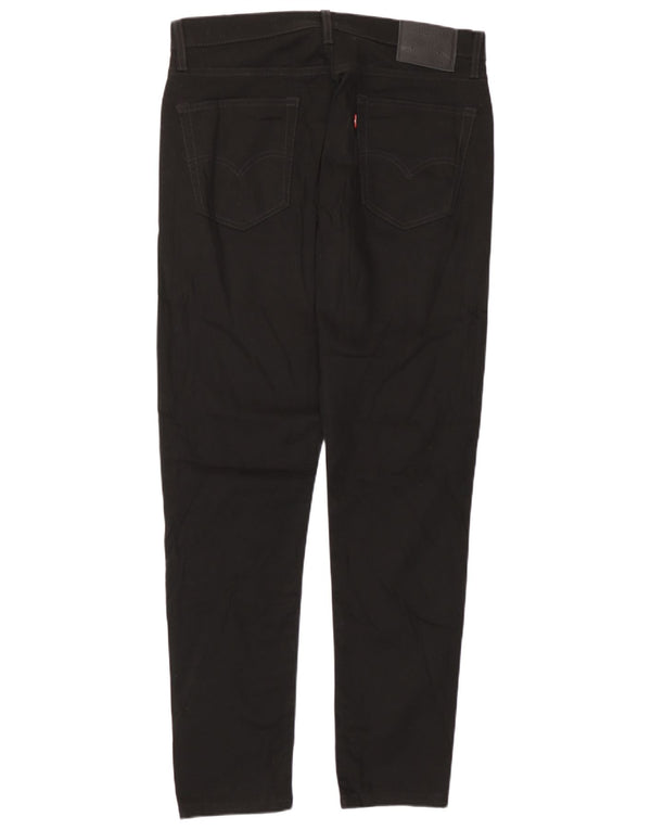 Мужские зауженные зауженные джинсы Levi's 512 W33 L31, черный хлопок