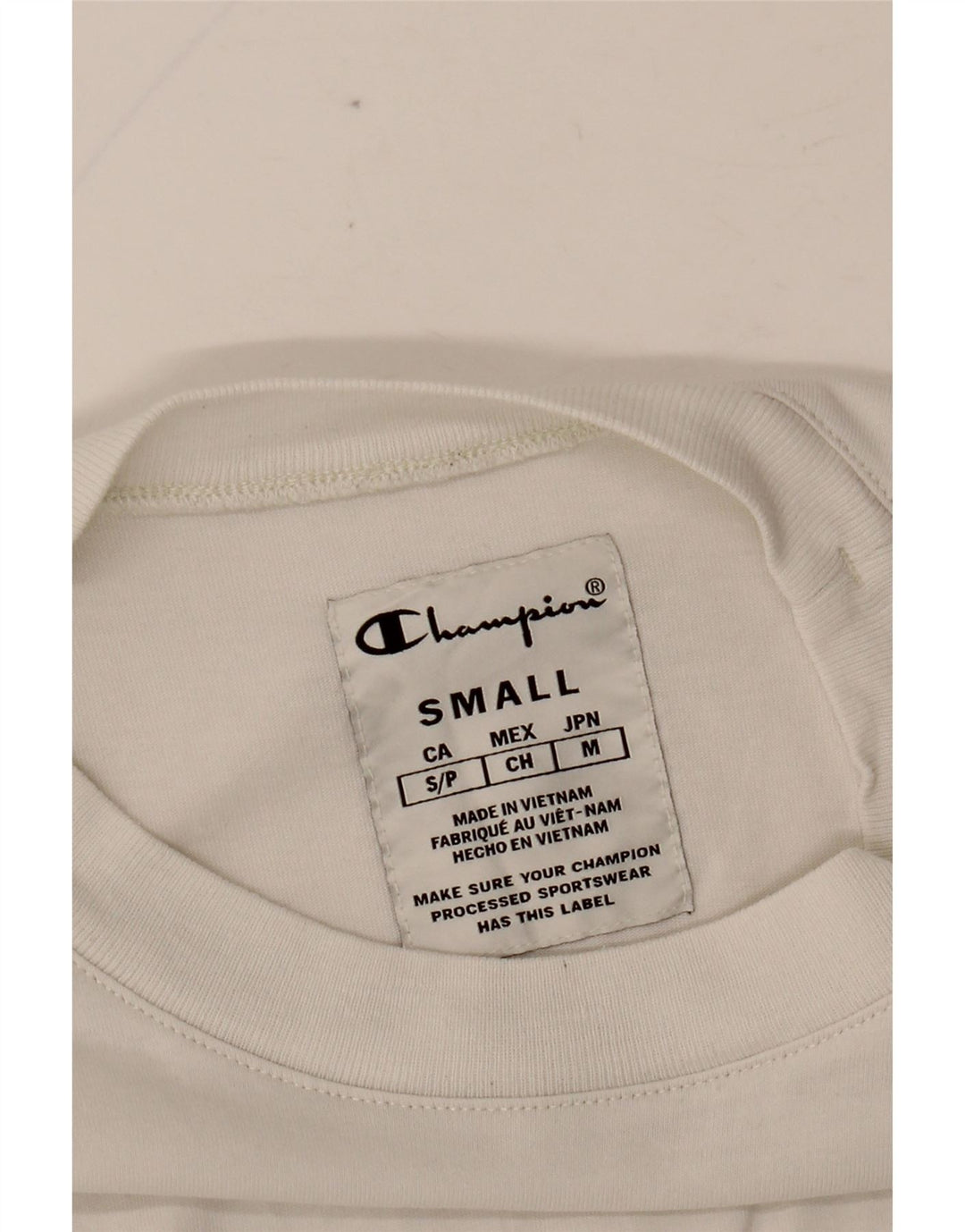 Футболка мужская CHAMPION, маленькая, белая