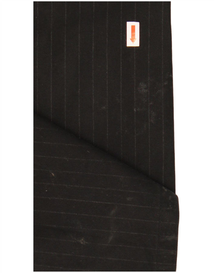 TOMMY HILFIGER Женские прямые костюмные брюки W32 L32, хлопок в черную полоску