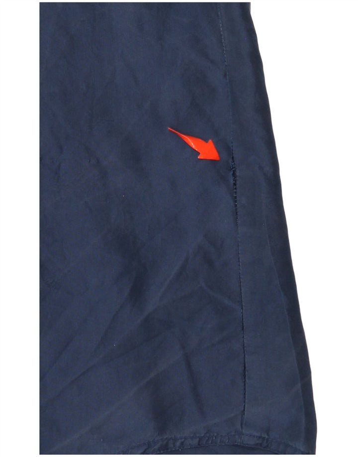 Женская рубашка оверсайз VINTAGE UK 10, маленькая, темно-синяя, шелковая