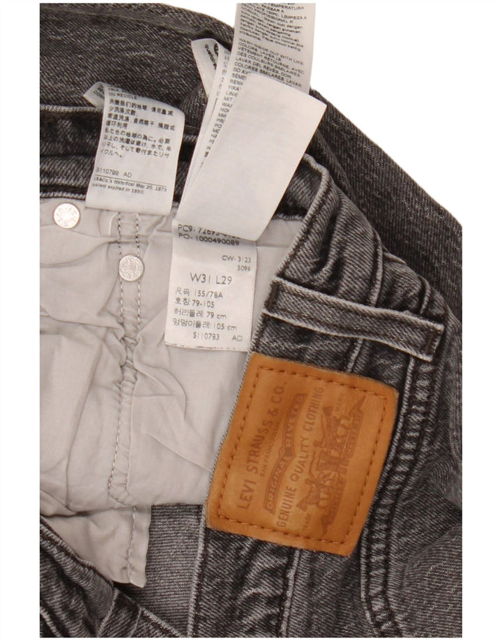 Мужские прямые джинсы Levi's Ribcage W31 L29, серый хлопок