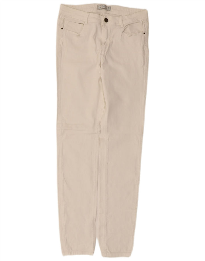 Женские джинсы Zara Trafaluc Slim EU 40 Medium W30 L30 белые