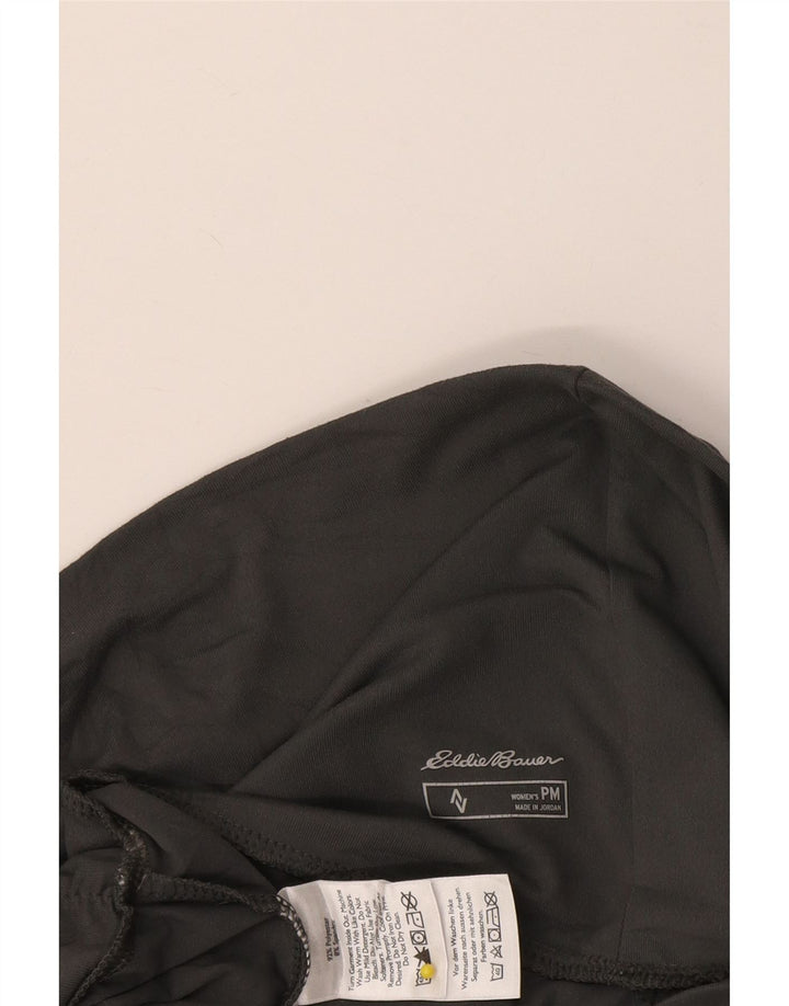 Женские спортивные брюки Eddie Bauer Petite UK 14, средний серый полиэстер